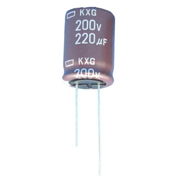 220uF 200V low-ESR elektrolit kondenzátor NCC KXG