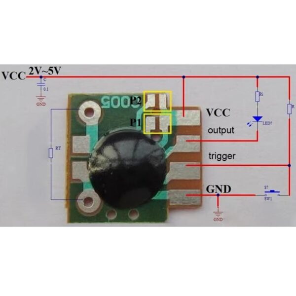 4 db C005 időzítő modul 2s-1000h