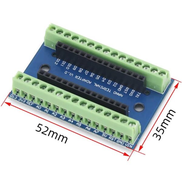 Arduino nano csavaros alaplap